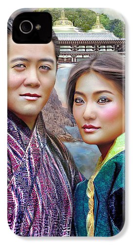 Beloved Dragons The King And Queen Of Bhutan  iPhone4/4S Case